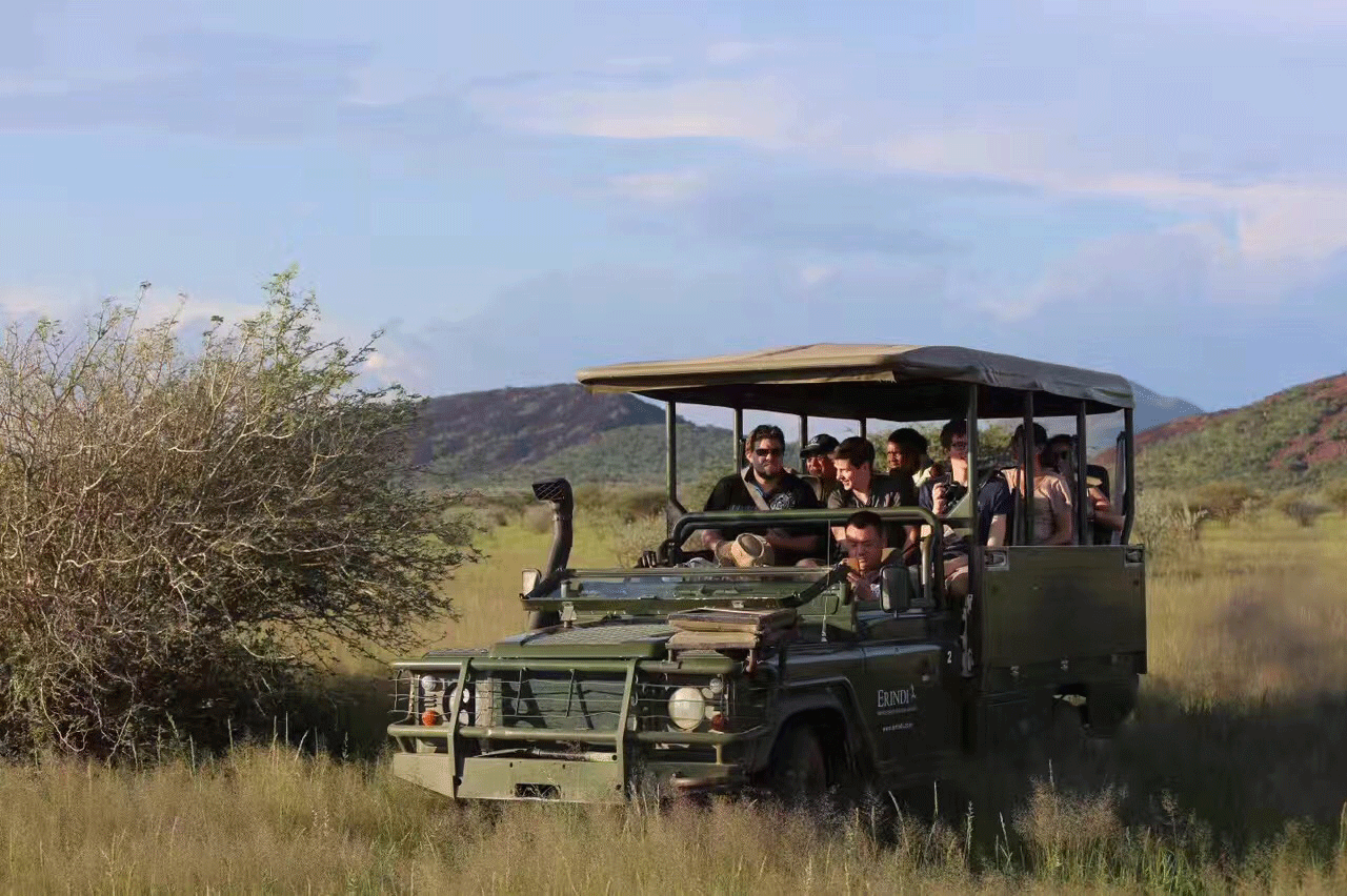 瑞森旅行-乘坐观光车